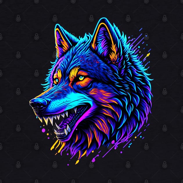 Colorful Wolf by BDAZ